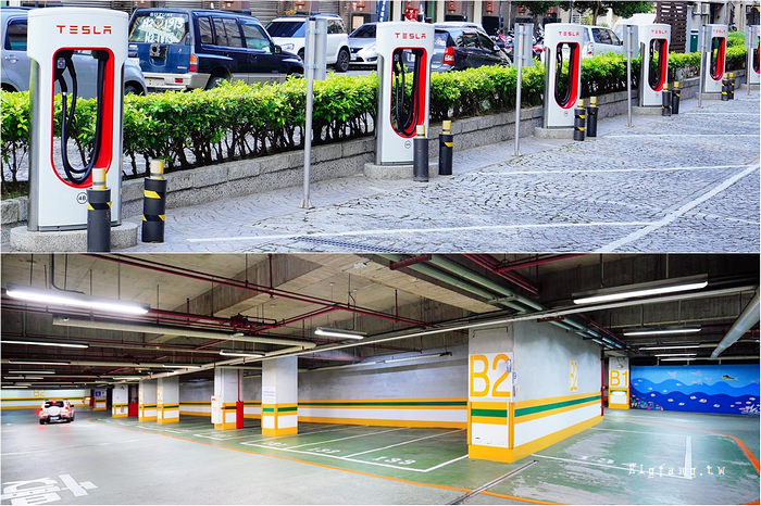 娜路彎大酒店 停車場 特斯拉充電站