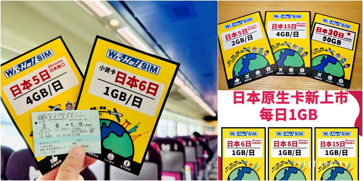 Wi-Ho特樂通 日本上網卡