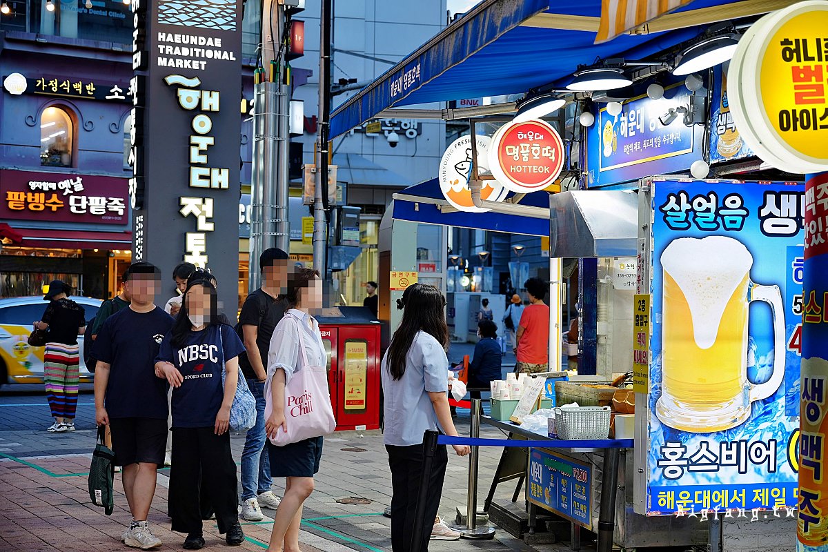 釜山海雲台市場 名品糖餅