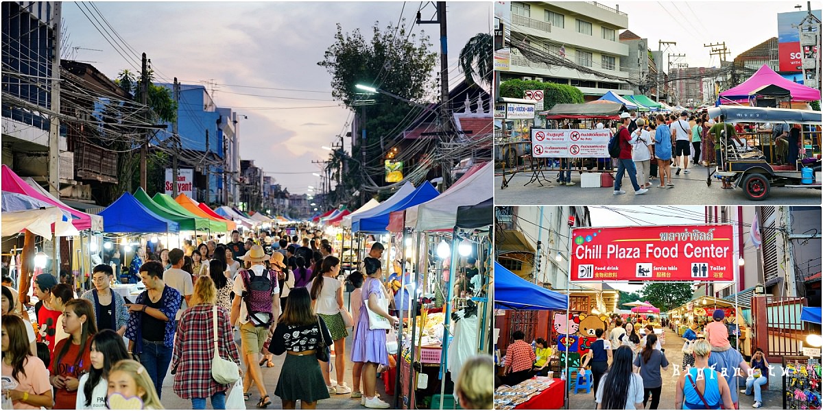 清邁周六夜市 清邁門 Wua Lai Walking Street