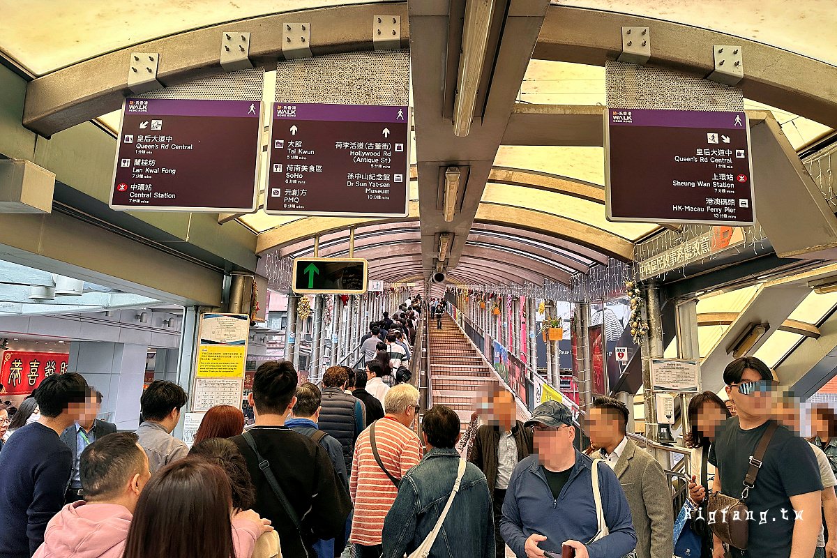 香港中環半山扶手電梯
